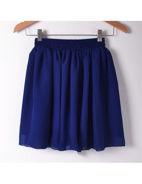 Skirts 2019 Fashion Women Autumn Summer Casual Skirt Side Zipper Midi Long Chiffon Skirt Ladies High Waist Pleated Skirts Wom...