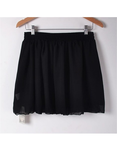 Skirts 2019 Fashion Women Autumn Summer Casual Skirt Side Zipper Midi Long Chiffon Skirt Ladies High Waist Pleated Skirts Wom...