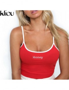 Camis 2017 Women's Fashion New Strappy Embroidery Letter Tank Tops Bustier Vest Crop Top Bralette Women Sexy Casual Clothes -...
