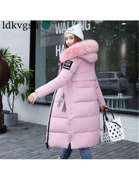 Parkas Women Winter Coat Jacket Warm Women Parkas Fur Female Outerwear High Quality Cotton Coat 2019 New Long Winter Jacket W...
