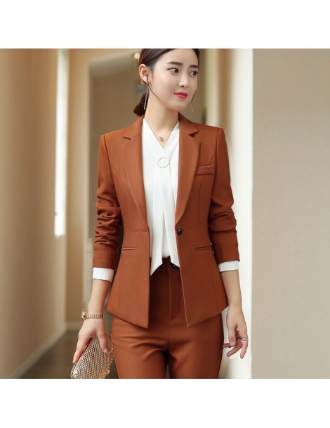 Skirt Suits Business Skirt suit women Autumn Winter fashion ladies clothes interview formal blazer and skirt office plus size...