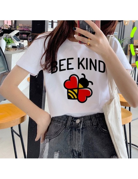 T-Shirts New Vegan Save Bees Harajuku Ullzang T Shirt Women Korean Style Fashion T-shirt 90s Graphic Tshirt Kawaii Cartoon To...