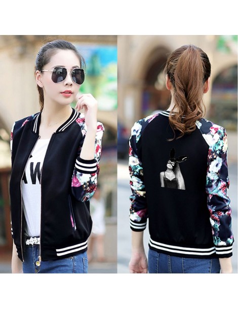 Jackets 2019 Trend Ariana Grande Jacket Korean Harajuku Long Sleeve Zipper Jacket Spring Coat Women Casual Kawaii Streetwear ...