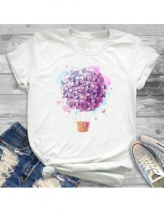 T-Shirts Women Shirt Ladies Female Flower Ice Cream Creative T Womens Fashion T-shirt Graphic Short Sleeve Summer Printed Top...