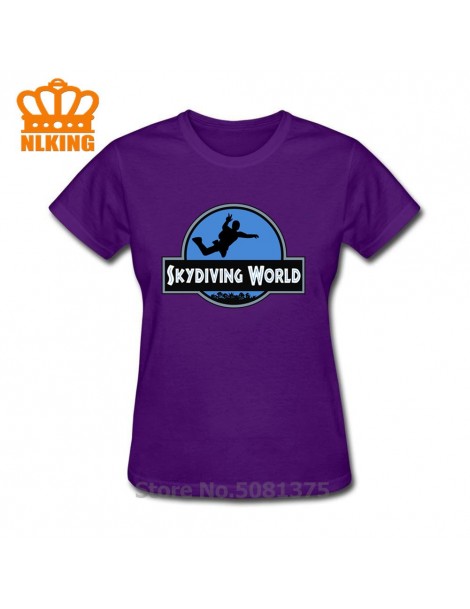 T-Shirts Jurassic Design Skydiving T Shirt Fashion Skydiving World T-shirt Funny Skydiver Gift Tshirt Women Summer Trend Bran...