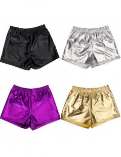Shorts High Waist Leather Shorts Shiny Stretch Women Girls Disco Short Pants Sexy Night Club Shorts Hot Pants Candy Color New...