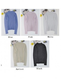 Pullovers Winter O-Neck Twinkle pullover Ladies Basic Jumper Sweater knit High elasticity Long Sleeve Autumn Sweater Warm Fem...