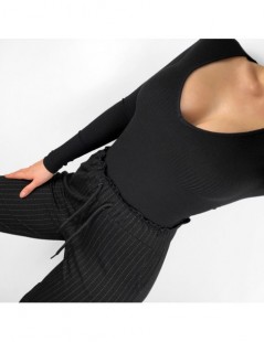 Bodysuits 2019 New Womens Clothing Long Sleeve V-Neck Bodysuits Basic Solid Playsuits Winter Spring For Female - Black - 4J30...