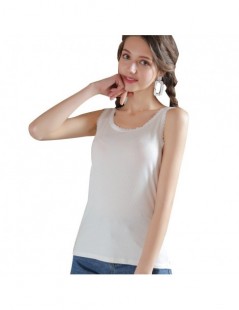 Tank Tops Lace Vest Feminine Bottoming Underwear Wild Bottoming Shirt Vest Vest Solid Color Uniform Size Shirt Tops Women's C...