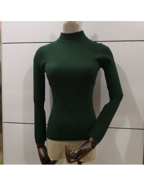 Pullovers On sale spring Women Knitted Turtleneck Pullovers Sweater Casual Soft collar Jumper Fashion Slim Warm Female Sweate...
