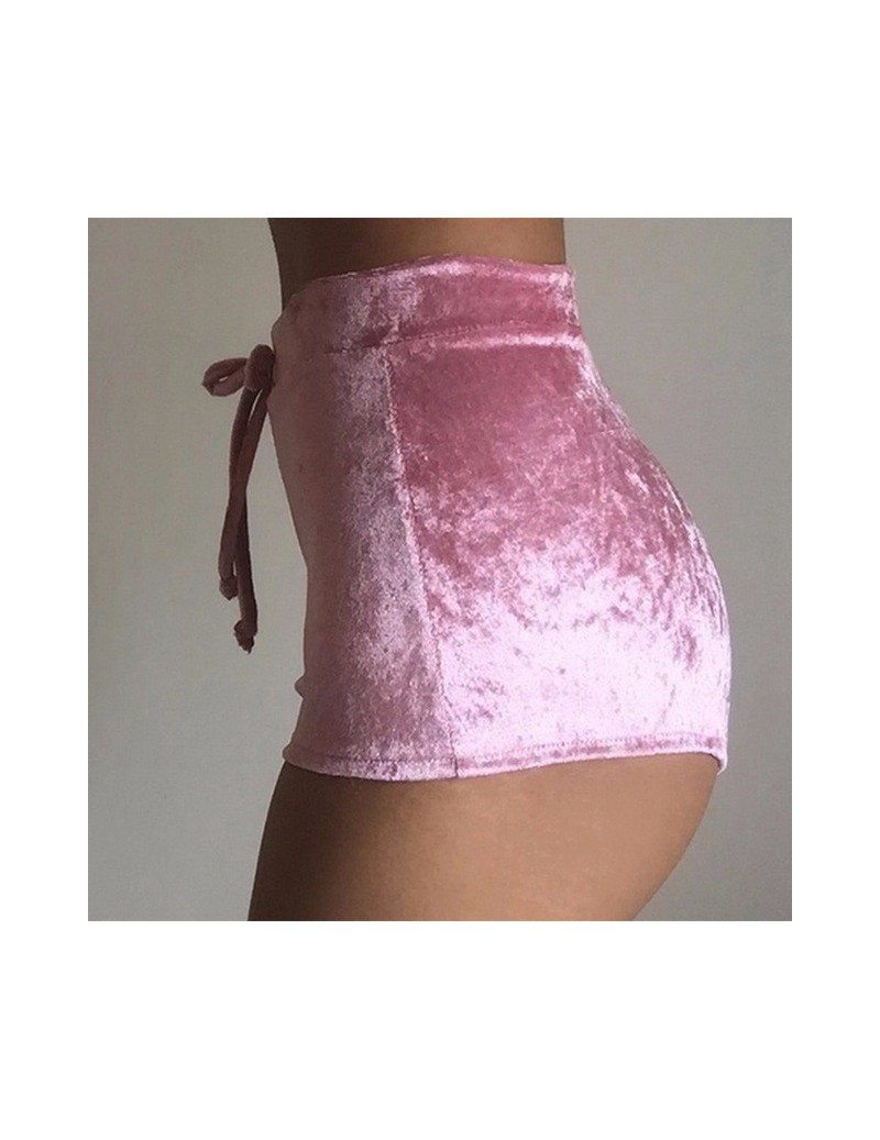 2019 Women Shorts Fashion Sexy Bodycon Workout Flannel Short Pants Feminino Pantalones Mujer Fitness Soft Sportwear - pink -...