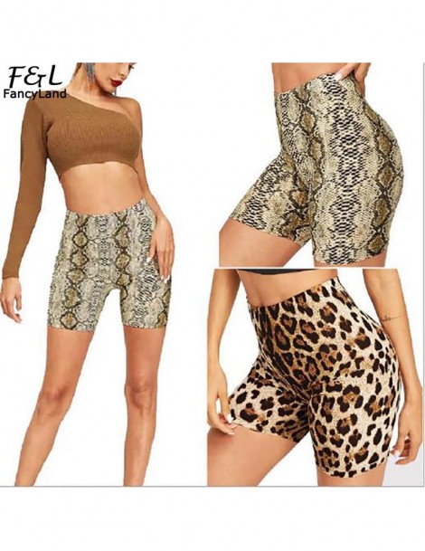 Shorts Women Print Fashion Elastic Waist Shorts Casual Beach Casual Summer None Stretchy Short Leggings - dark khaki - 561111...