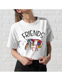 T-Shirts Newest Best Friends T Shirt Women Harajuku Kawaii BFF T-shirt 90s Graphic Cartoon Tshirt Funny Fashion Top Tees Stre...