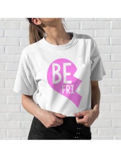T-Shirts Newest Best Friends T Shirt Women Harajuku Kawaii BFF T-shirt 90s Graphic Cartoon Tshirt Funny Fashion Top Tees Stre...