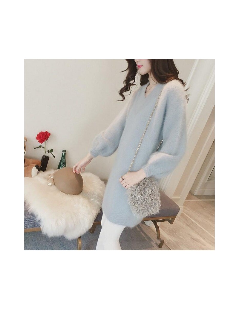 Pullovers 2019 New Women's Coarse Wool Sweater Warm Spring Autumn Winter Casual Sleeved Pullover - Gray - 4S3931502895-1 $33.72