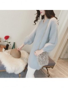 Pullovers 2019 New Women's Coarse Wool Sweater Warm Spring Autumn Winter Casual Sleeved Pullover - Gray - 4S3931502895-1 $23.66