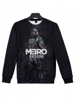 Hoodies & Sweatshirts 2019 Hot Sales Metro Exodus Fashion Regular Fit Unisex Crewneck Sweatshirts 3D Print Long Sleeves Pollo...