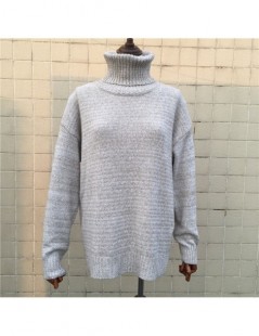 Pullovers Thicken Warm Turtleneck Sweater Women Autumn Winter 2018 Knitted Pullovers Sweaters High Elasticity Pull Femme Soft...