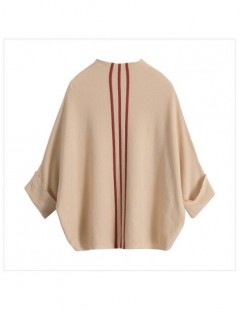 Hoodies & Sweatshirts Womens Korean Sweatshirt Bat Sleeve Striped Cotton Autumn Plus Size Shirts Top Women Casual Loose Big S...
