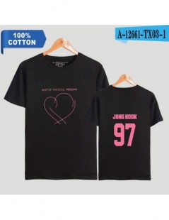 100% Cotton Tshirt Korean Kpop JIMIN SUGA JIN Map Of The Soul Persona Print T-shirts Men/Women Unisex Short Sleeve Tops - 13...