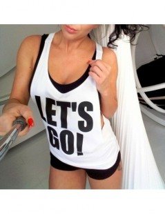 Tank Tops Summer Sexy Women Tank Tops Dry Quick Shirts Loose Gym Fitness Sport Sleeveless Vest Singlet for Running Training P...