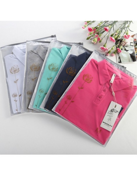 Polo Shirts 2019 Summer Polo Shirt Big Plus Size M-6xl Mujer Lapel Collar Short Sleeve Slim Cotton Tees Polo Shirt Women Autu...
