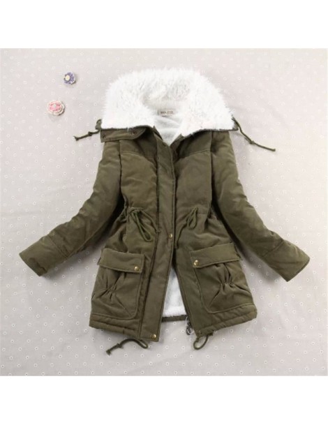 Parkas Autumn Winter New Fashion Candy Color Wadded Jackets Woman Adjustable Waist Women Padded Coats Long Sleeve Hooded Coat...