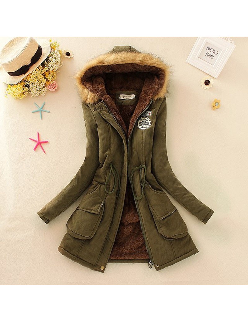 Winter Warm Coat Women Long Parkas Fashion Faux Fur Hooded Womens ...