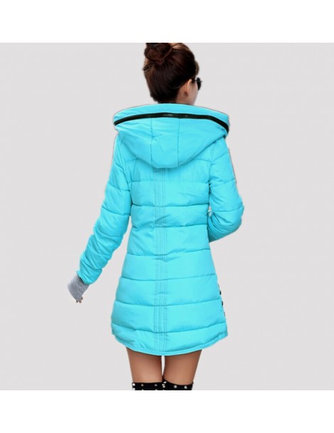 Parkas Women's Winter Jacket 2019 New Medium-long Down Cotton Female Parkas Plus Size Winter Coat Women Slim Ladies Jackets A...