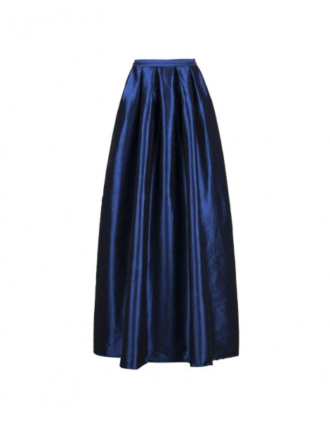 Skirts Ladies Big Swing Puff skirt Spring Summer Fashion Solid Color High Waist Maxi Beach Skirts Women A-Line Empire Pleated...