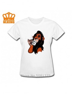 T-Shirts Summer Women T Shirt Reggae Lion King Scar Uncl Adult Rasta Lion T-Shirt Novelty Camisetas Natural Cotton Short Slee...