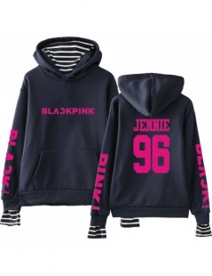 Hoodies & Sweatshirts kpop 2018 Kpop Blackpink harajuku Fake Two Piece Hoodies Sweatshirts women men hit hop Black Pink Hip H...