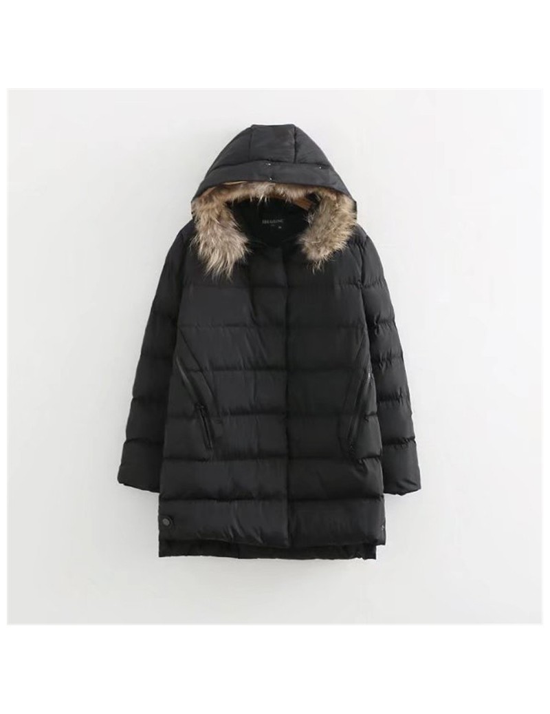 Winter Jackets 2019 Women Parka Jacket Female MediumLong Parka Fur Hood Coat Women Cotton Jacket Abrigos Mujer Large Size - ...