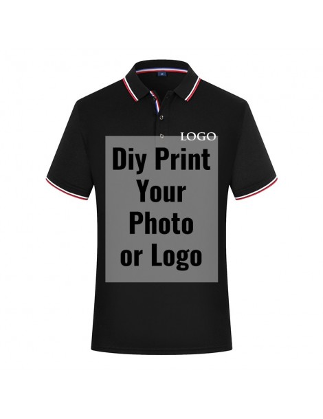 Polo Shirts 2019 Summer Unisex Cotton Polo Shirts For Men Women Tops Classic Design Own Shirts Solid Color Custom Printed Pic...