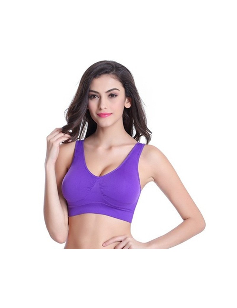 Tank Tops S-4XL plus Size Bra Seamless Comfortable bra With Two Layers Sponge pad Leisure sleep wire less Fitness active Woma...