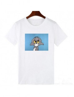 T-Shirts Cat Tom Mouse Jerry New Ulzzang S-XXL Casual Short Sleeve cute Female Cartoon Print Summer Tops tees Harajuku T-Shir...