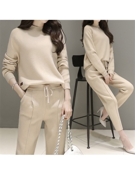Women's Sets 2019 new Women's Tracksuit Casual Costumes For Women Spring Female Sporting Suits Sweatshirt Pant Suit Two Piece...