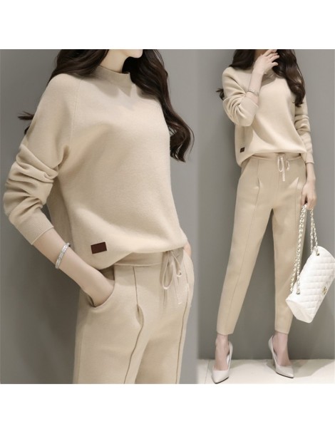 Women's Sets 2019 new Women's Tracksuit Casual Costumes For Women Spring Female Sporting Suits Sweatshirt Pant Suit Two Piece...