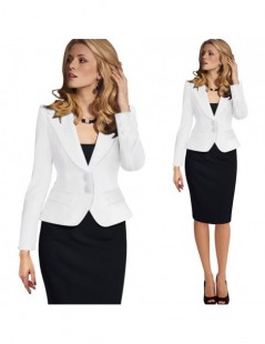 Blazers Women Blazer Solid Color Jacket Slim Fit Fashion Office Lady Long Sleeve Single Breasted Vintage Loose Coat Tops XXXL...
