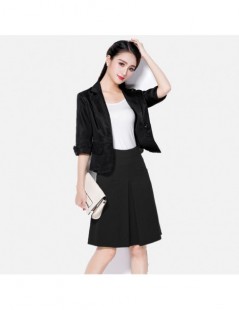 Blazers Spring Women Solid Color Blazer Outerwear Slim Design White Suit Fashion Jacket Coat Femme Black Tops Mujer Blazer MZ...
