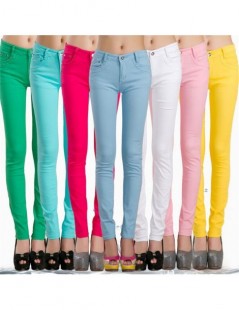 Jeans Woman Jeans Solid Pencil Women Pants Girls Sweet Candy Color Slim Trousers Femme Pantalon Good Quality Women Leggings -...