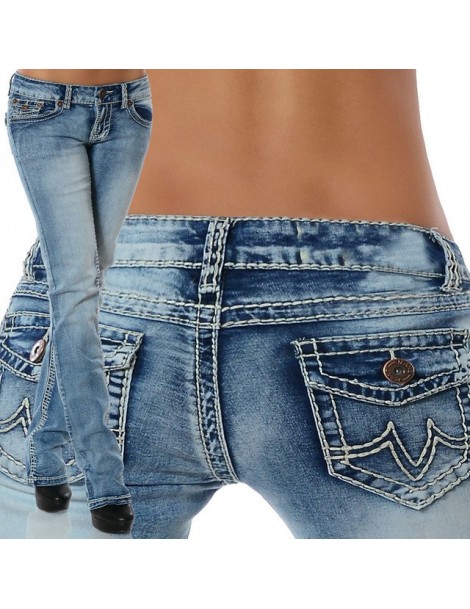 New Fashion 2019 Plus Size Jeans Woman Skinny Pockets Denim Ladies Pencil High Waist Blue Jeans Women Pants Female Trousers ...