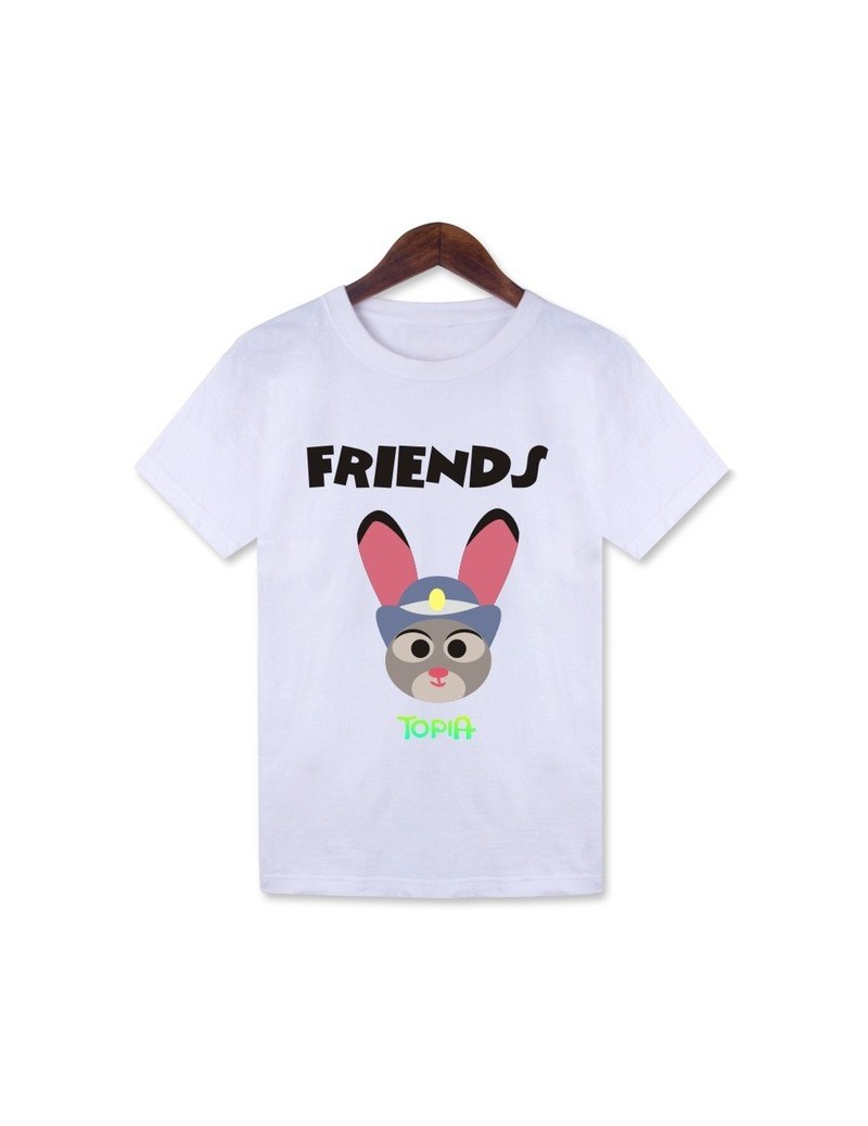 T-Shirts 1Pcs Price Women Couple Best Friends Tumblr Tees Cartoon Summer White Kwaii Harajuku Casual T shirt Tops WMT269 - T6...