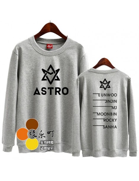 Hoodies & Sweatshirts Kpop astro fans supportive member name printing o neck thin sweatshirt for spring autumn jinjin rocky p...