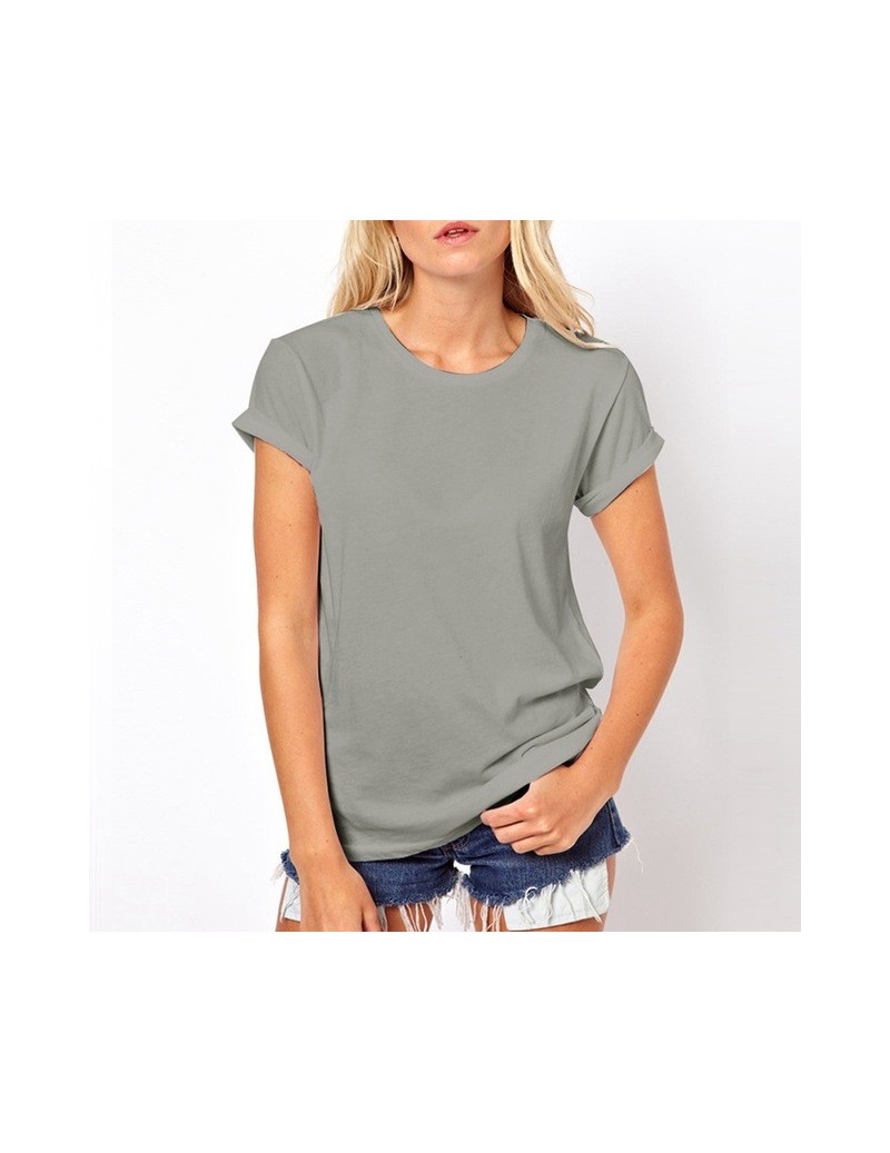 2019 Summer Women's Tops T Shirts Fashion O-Neck Lazer Cut Angel Wings Short Sleeve T-Shirts Tops & Tees - Gray - 4539923654...
