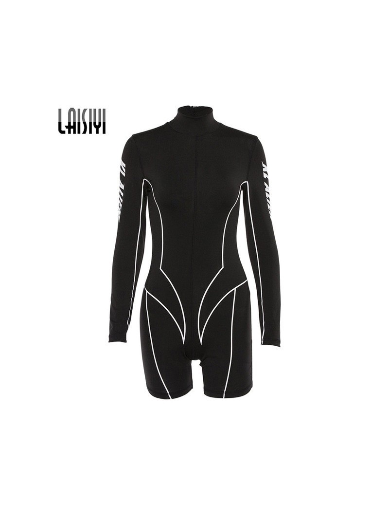 Bodysuits 2019 Fitness Clothing Women's Sports Suit Set Workout Gym Fitness Jumpsuit Bodysuit Gym Bodysuit - Dark-black - 4L3...