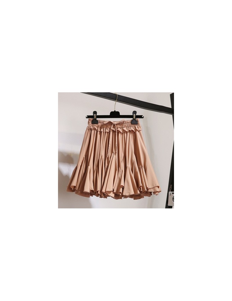 Summer New Korean Version of Women's High Waist Pleated Skirt Casual Chiffon Mini Skirt Jupe Femme - picture - 4Q3027282927-4