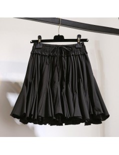 Skirts Summer New Korean Version of Women's High Waist Pleated Skirt Casual Chiffon Mini Skirt Jupe Femme - picture - 4Q30272...