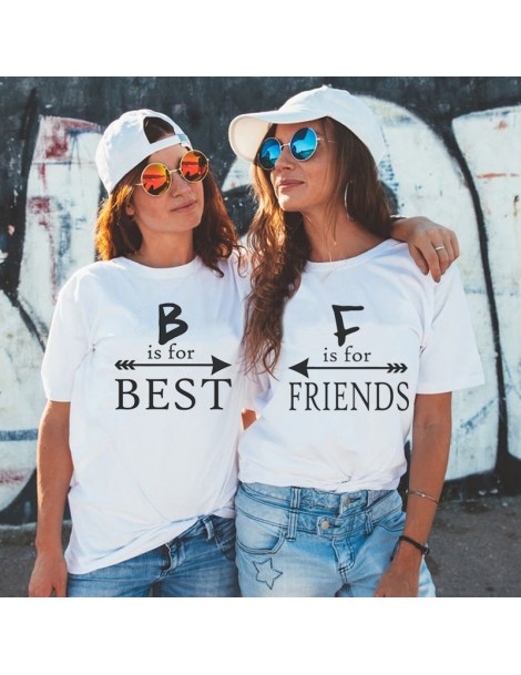 T-Shirts The Best Friend Female T-shirt Buddies Paired T Shirt Women 2019 Harajuku Top Streetwear Vogue TShirt Girls Partner ...