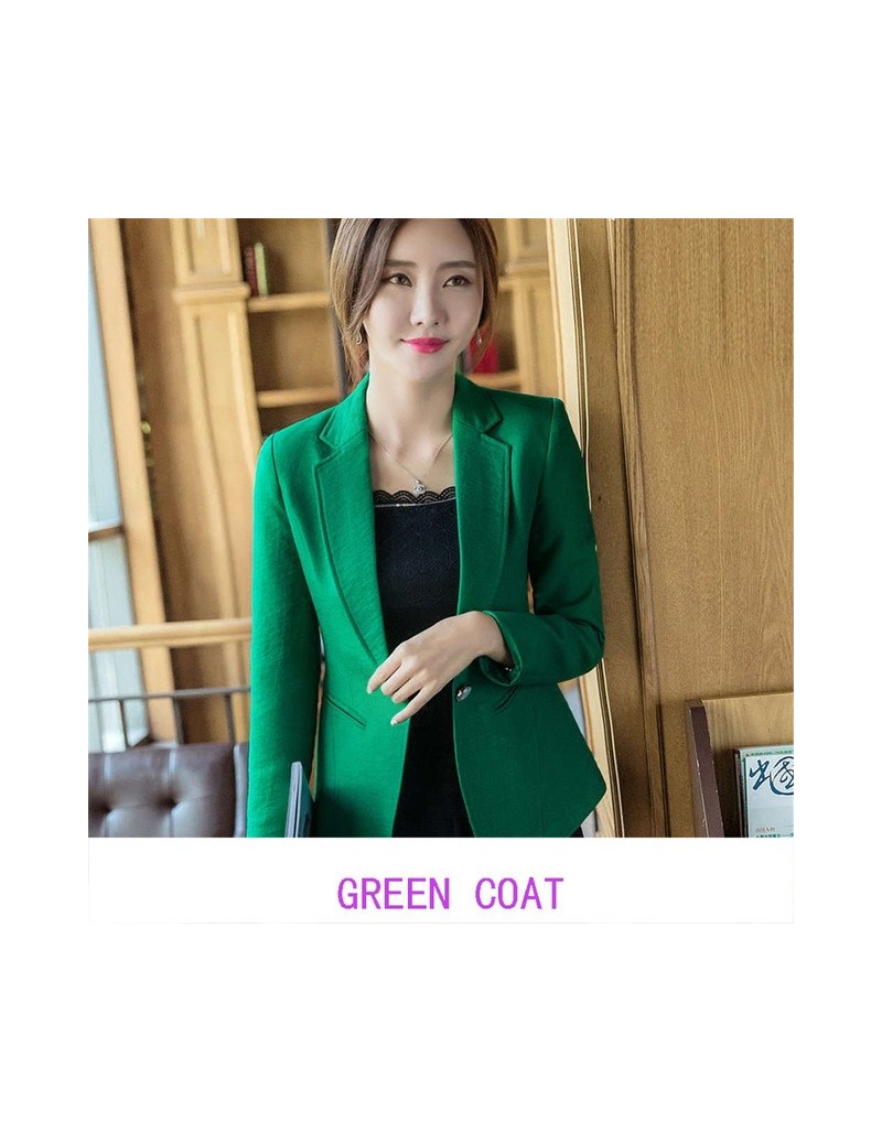 Blazers Ladies blue Blazer Feminino Plus Size uniform elegant business Formal Jacket Women's White Blaser Female Blue Women S...